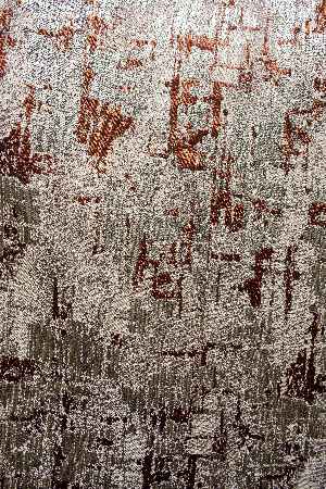 Patine Desenli Valencia Jakar Dokuma Fon Perde- Bej-kiremit Rengi