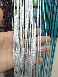 Simli Kalın Zincir Serisi İp Perde (beyaz, Krem, Gri, Kırmızı, Bordo, Siyah, Mavi, Pembe, Sarı)- Siyah-yeşil-mavi-gri-füme-antrasit-kırmızı-sarı-beyaz-bej-pembe-bordo-mavi Koyu-pembe Açık-eflatun-kahve-hardal Sarısı