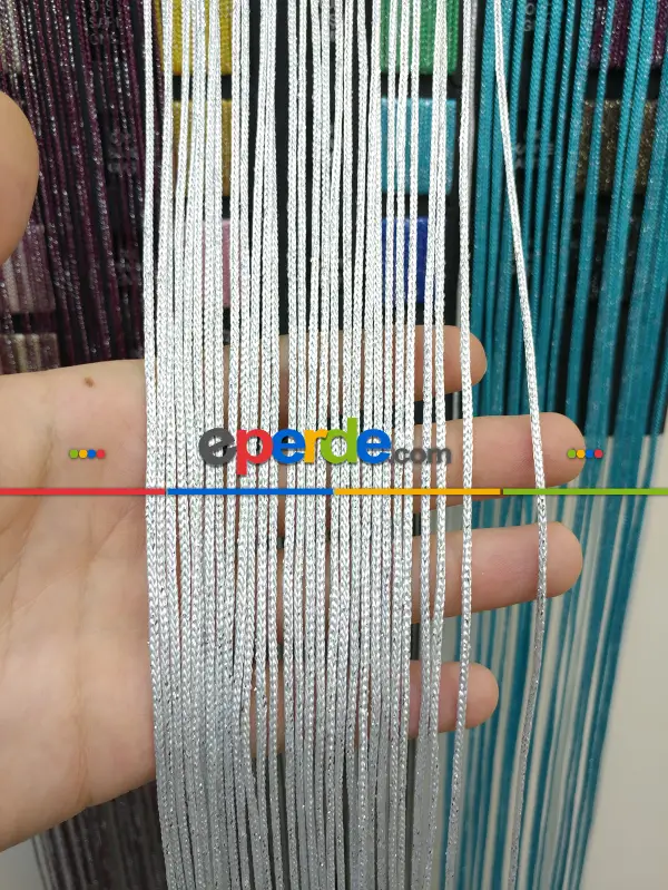 Simli Kalın Zincir Serisi İp Perde (beyaz, Krem, Gri, Kırmızı, Bordo, Siyah, Mavi, Pembe, Sarı)- Siyah-yeşil-mavi-gri-füme-antrasit-kırmızı-sarı-beyaz-bej-pembe-bordo-mavi Koyu-pembe Açık-eflatun-kahve-hardal Sarısı