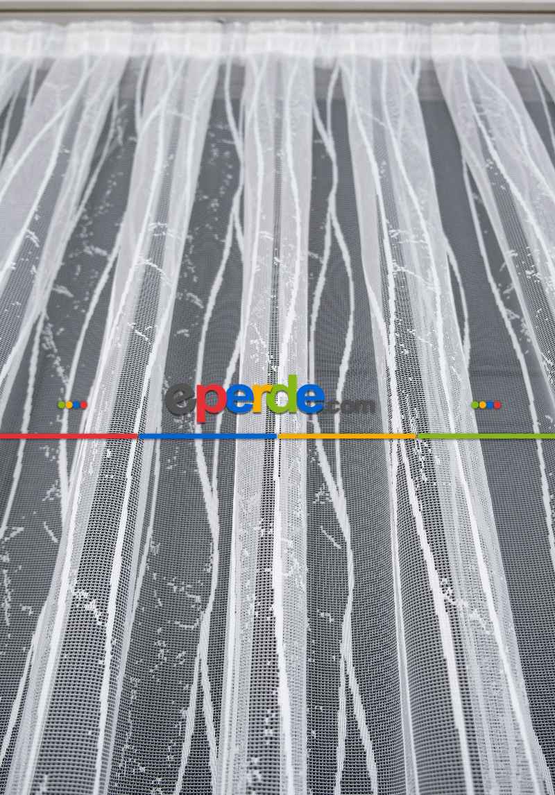 Salon Tül - Taç Es Ütü İstemez Tül Sade S Model Spor Tasarım Model Tül