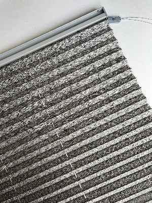 Brillannt Plise Perde - Cam Balkon Perdesi - Pimapen Perdesi - Antrasit (20 Renk) Kolay Montaj Yaylı Sistem, Vidalı Sistem Veya Yapıştırma