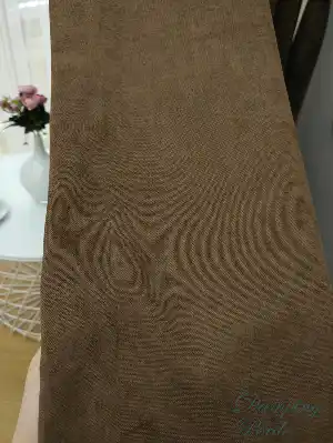 Vizon - Kahve Düz Fon Perde 180cm En- Vizon Rengi-kahve