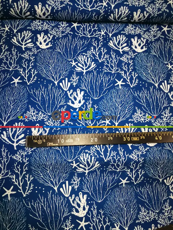 Mutfak Perdesi Kanat Fon Perde Desenli- Beyaz