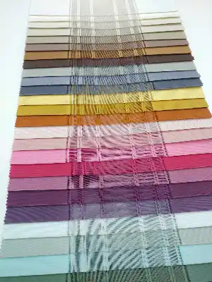 Salon - 1. Kalite Çizgili Tül Dikey Zebra Perde Ft33 Parlament - Ft30 Lila- Lacivert