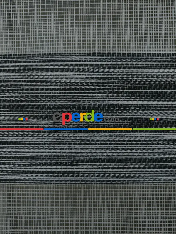 Mutfak Zebra Perde Düz Seri- Füme