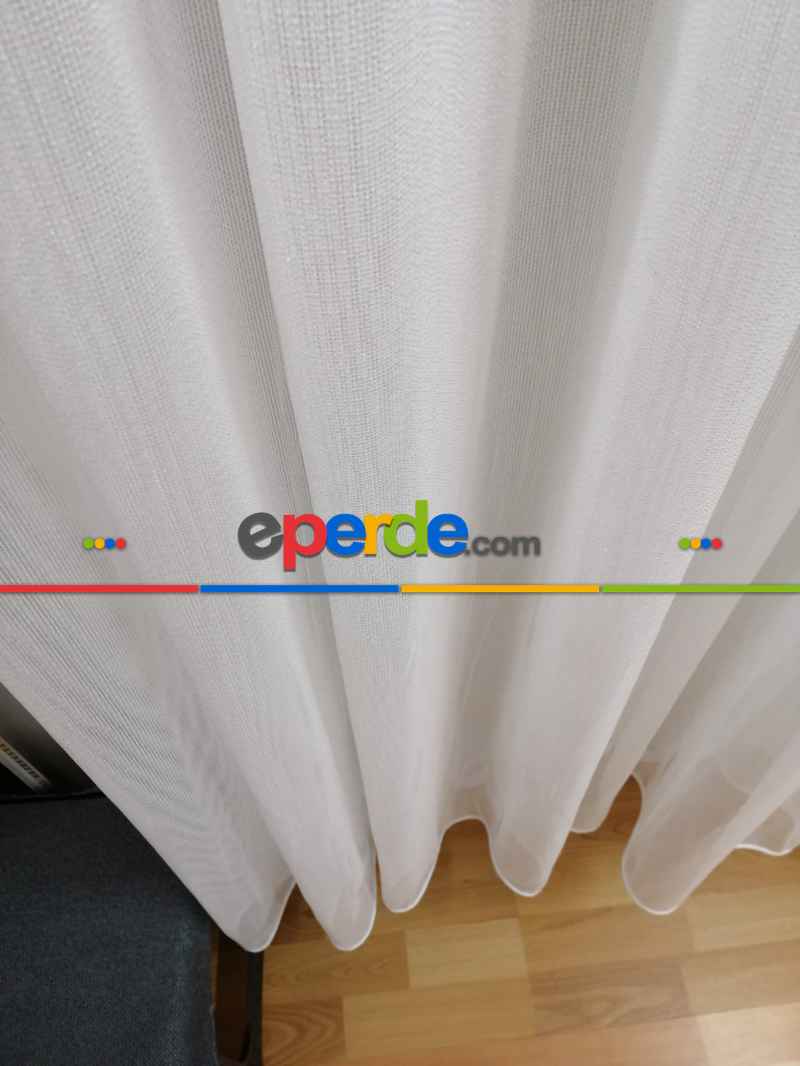 Yatak Odası - Leor Zırh Güneş Işığında Parlayan Tül Perde - Sedef