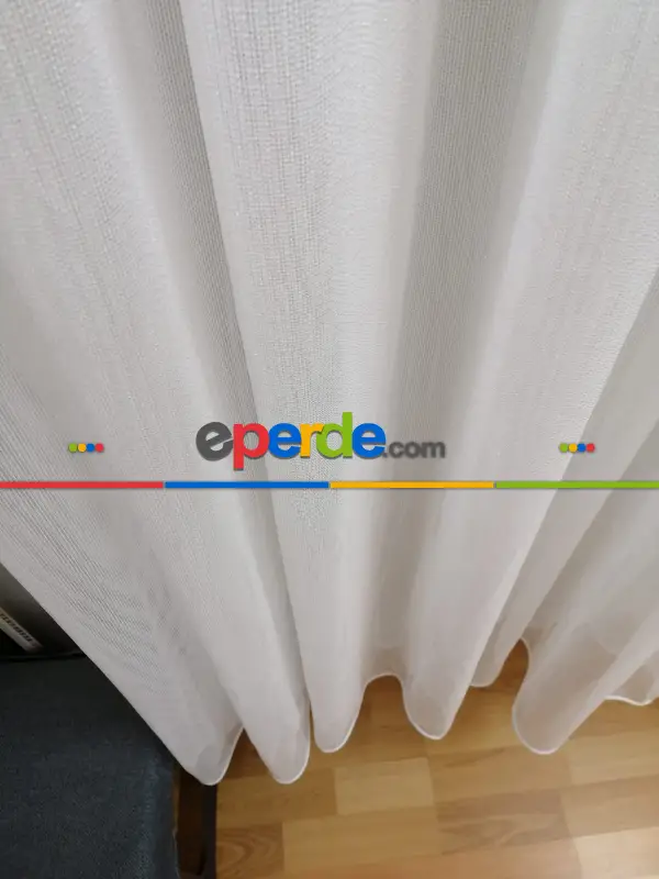 Oturma Odası - Leor Zırh Güneş Işığında Parlayan Tül Perde - Sedef