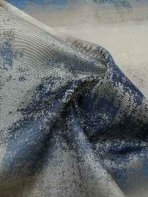 PatineDesenli Buzlu Renk Geçişli Jakar Desenli Salon Fon Perdesi - Turkuaz - Vizon - Bej- Lacivert-bej-vizon Rengi-kahve