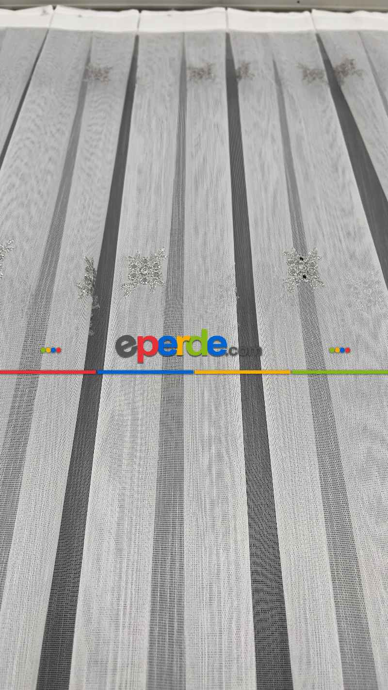 Salon - Premium Seri Trend Perde Modelleri 2023-kabartma Atlas İplikle Nakışlı İşleme Tül Perde 03