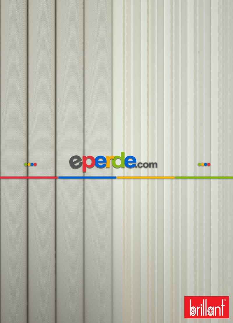 Brillant Akıllı Tül Perde Ekru Renkli Tül Dikey Zebra Perde Düz 1. Kalite