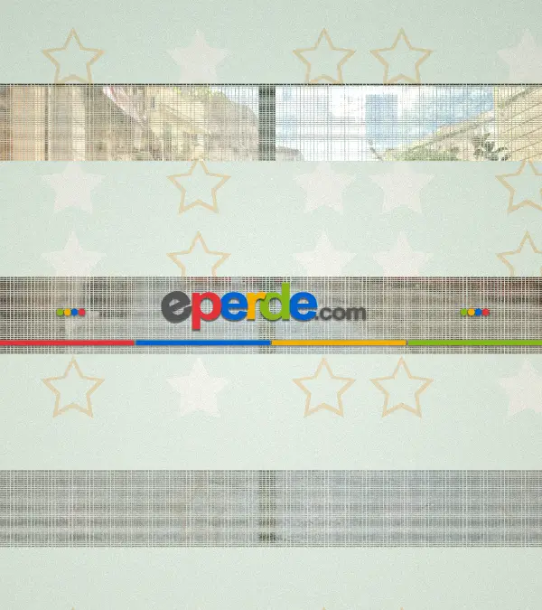 Yıldız Desenli Baskılı Zebra Perde- Çok Renkli