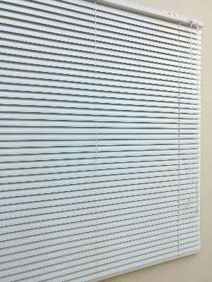 Beyaz - Alüminyum Jaluzi Perde - 25mm Kalınlığında- Beyaz