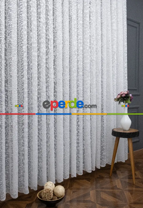 Fransız Dantel Tül Perde - Yüksek Kalite