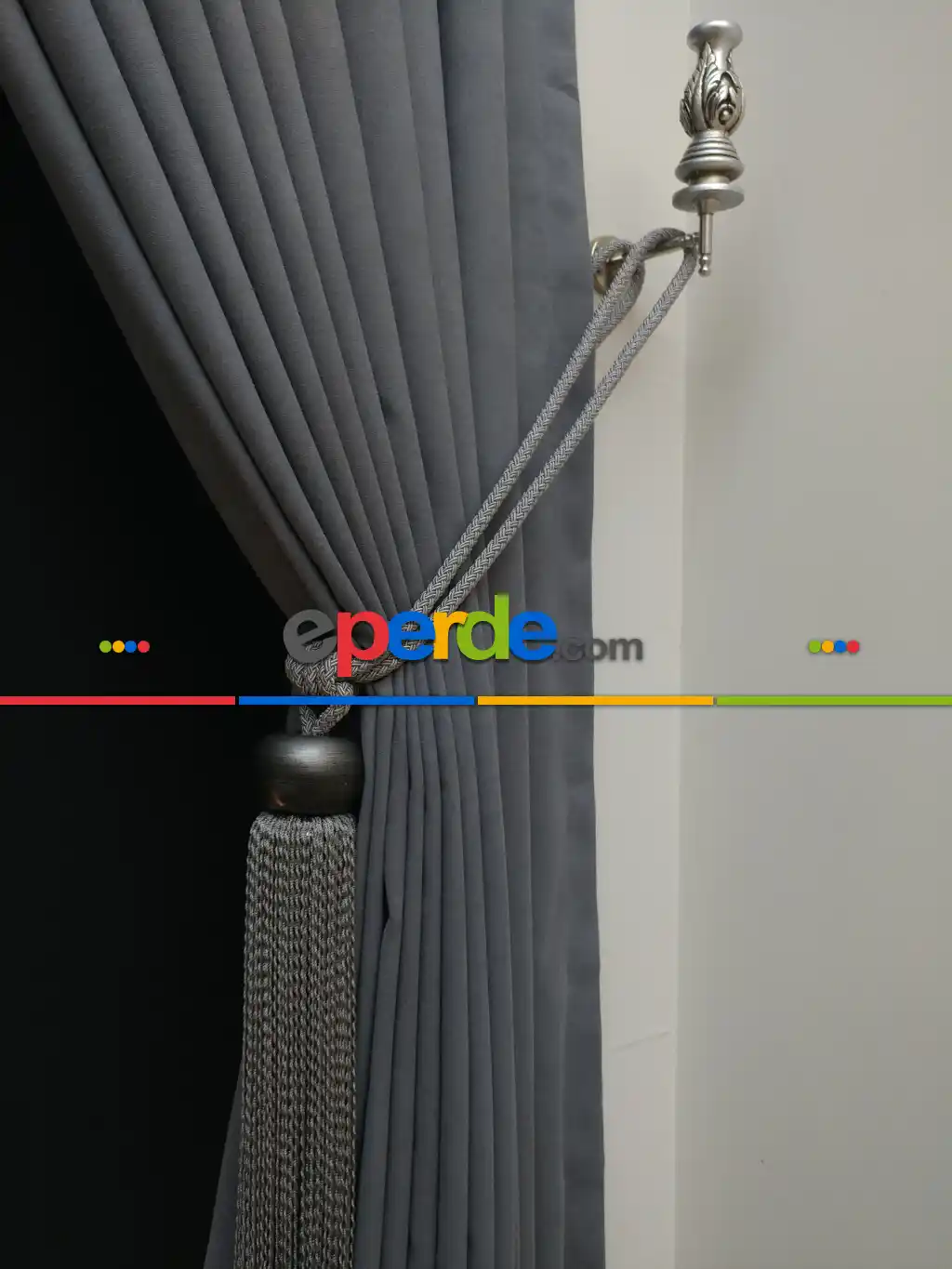 Gri Düz Petek Fon Perde (özel İndirimli Fiyat)