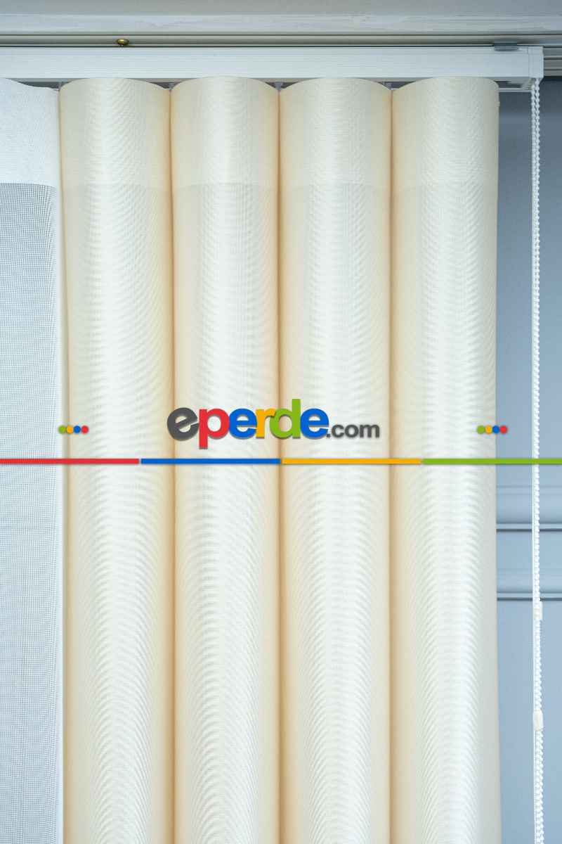 Yatak Odası - Lens Akıllı Dikey Tül Perde Versace-43- Çok Renkli 2