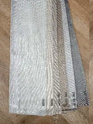 6 Farklı Renk Tül Perde, Ağır Gramajlı Premium Seri, Kurşunlu Tül