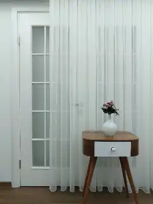 Bebek Odası Tül Perde - Tül Perde 07 Lux Series- Ekru