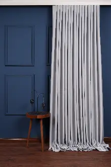 Gök Mavisi Işık Geçirmez Blackout Fon Perde