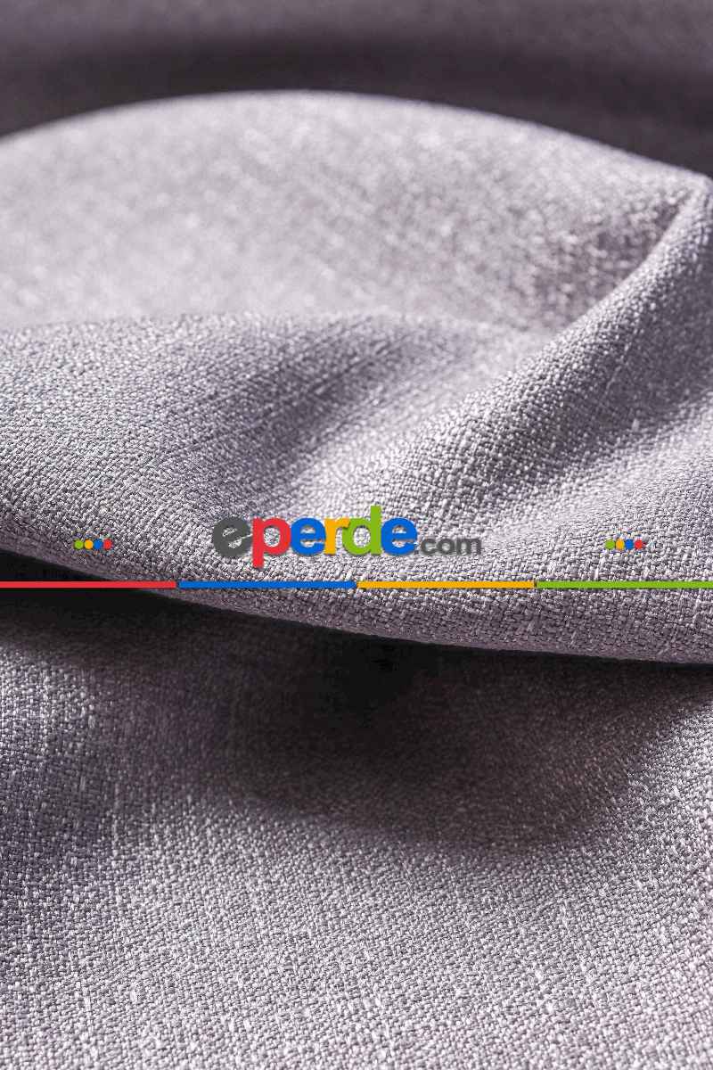 Gri Jakar Dokuma Fon Perde