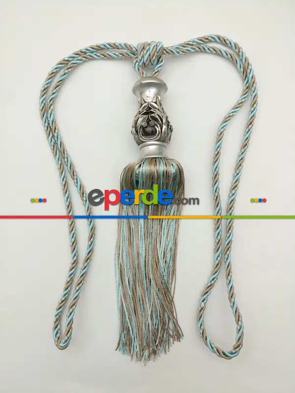 Fon Bağı Braçol Çift Renkli Turkuaz Kahve- Turkuaz-kahve