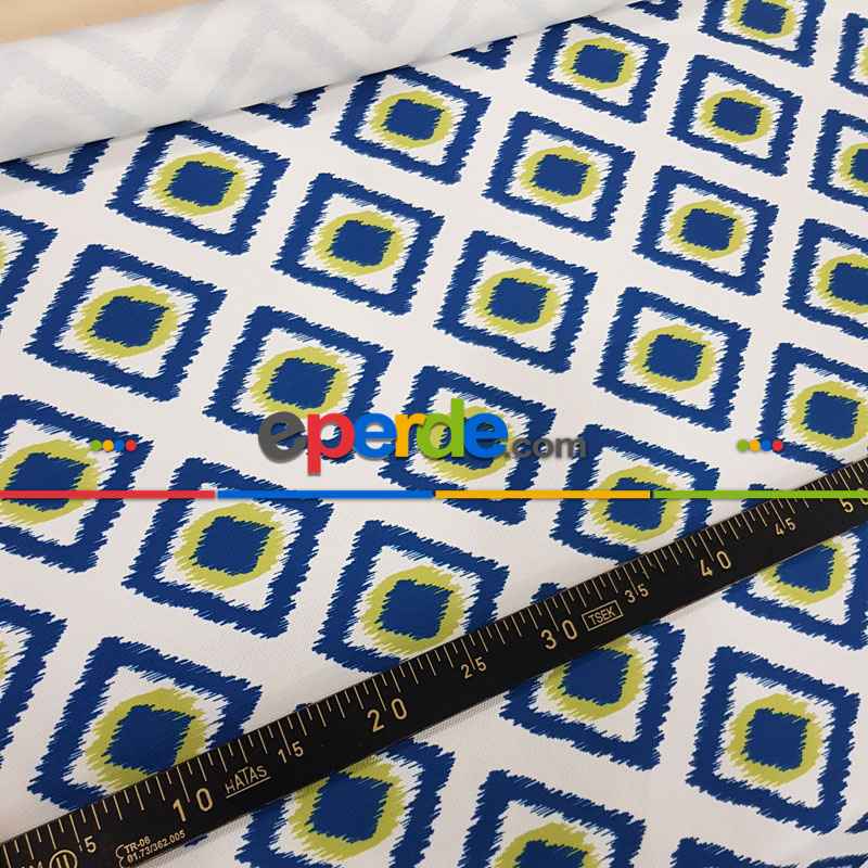 İkat Desenli Fon Perde Evm1503-4 Kumaşı Kalındır Duck Bezi Değildir-  Çok Renkli 2