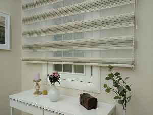 Salon Zebra Perde - Zebra Perde - Degrade Pileli Zebra ( Renk Geçişli Pileli )- Bej