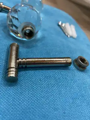 Gümüş Kristal Taşlı Camlı Parlak Pipo Renso Fon Perde Bağlama Aparatı 2 Adet