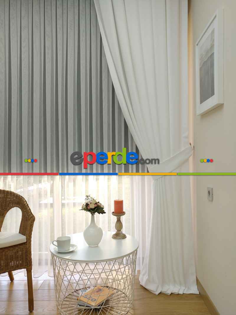 Soft Fon Perde- Beyaz
