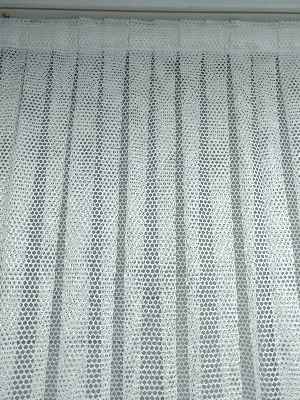 Degrade Geçişli File Tül 1.kalite Son Trend !!!- Ekru-Petrol Mavisi