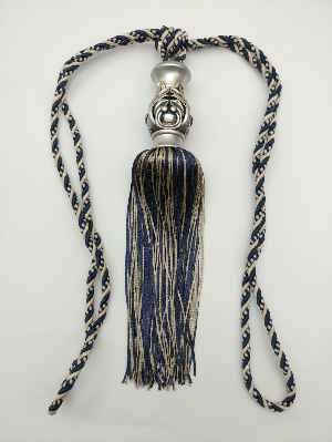 Fon Bağı Braçol Çift Renkli Lacivert-kahve- Lacivert-kahve