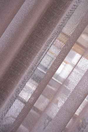 Çocuk Odası - Naturel Keten Tül - Pudra Pembe