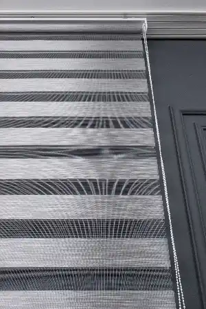 Gri Bambu Zebra Perde 120x200