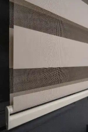 Yüksek Kalite Alüminyum Malzeme, Bej Rengi Zebra,