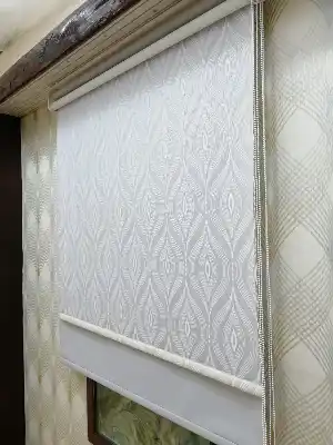 Çifli Sistem Tül Ve Stor Perde Bdz ( 807 )- Beyaz