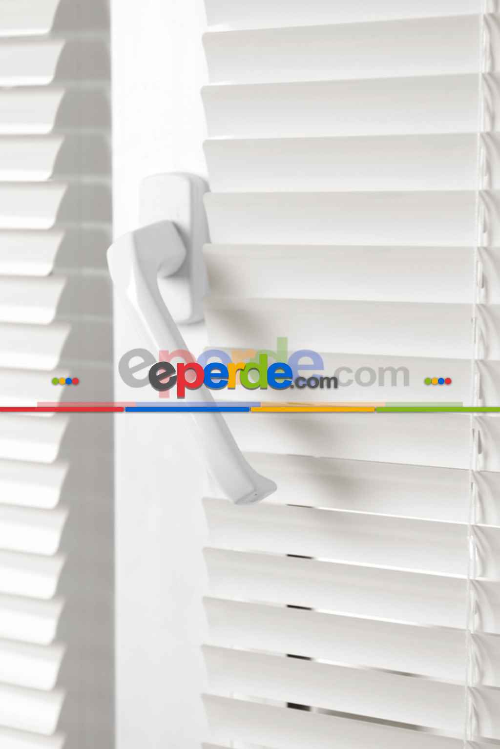 %40 Indirimli !!! Beyaz - Alüminyum Jaluzi Perde - 25mm Kalınlığında- Beyaz