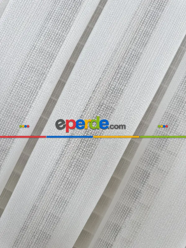 Mutfak Brillant Tül Perde, Premium Seri, Kurşunlu Tül