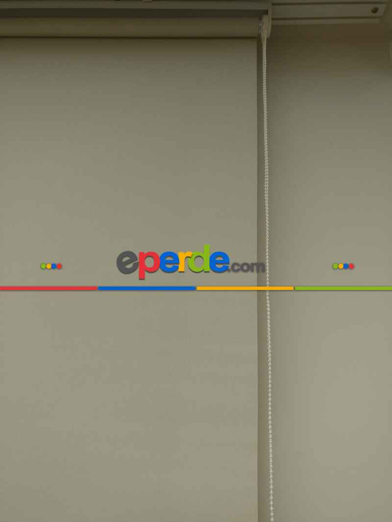 Oturma Odası Stor Perde - Stor Perde Panama Mat Serisi (pvc Kaplama) Kalın Dokulu- Bej