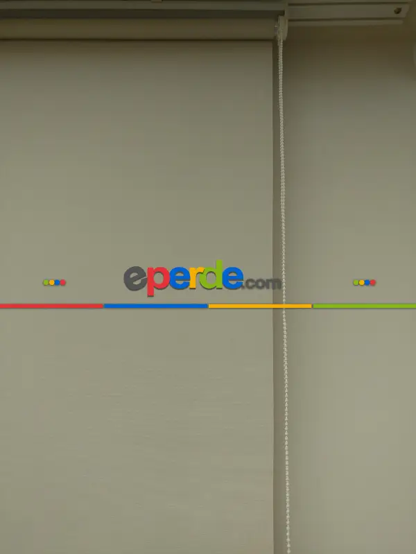 Salon Stor Perde - Stor Perde Panama Mat Serisi (pvc Kaplama) Kalın Dokulu- Bej