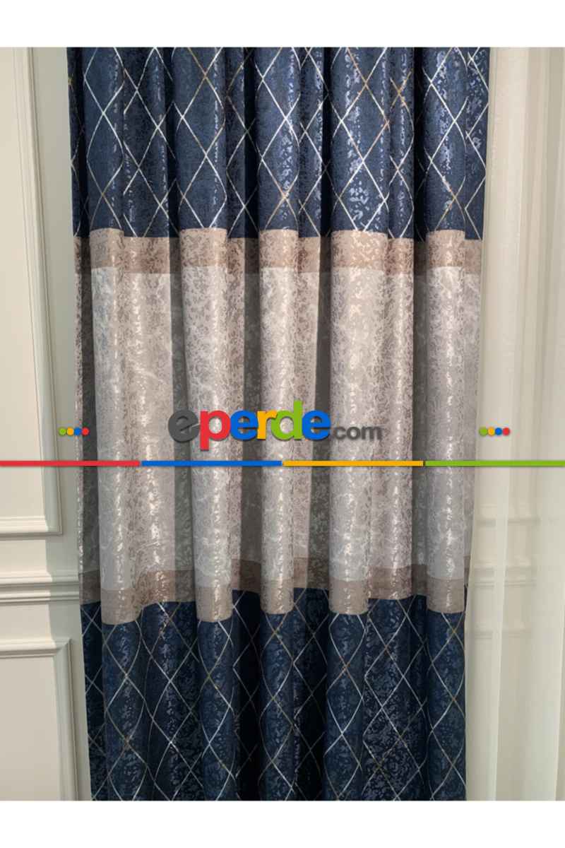 Brillant Fon Perde Yeni Moda Tasarım Renk Kanat Yan Perdeler Salon Misafir Odası Perde