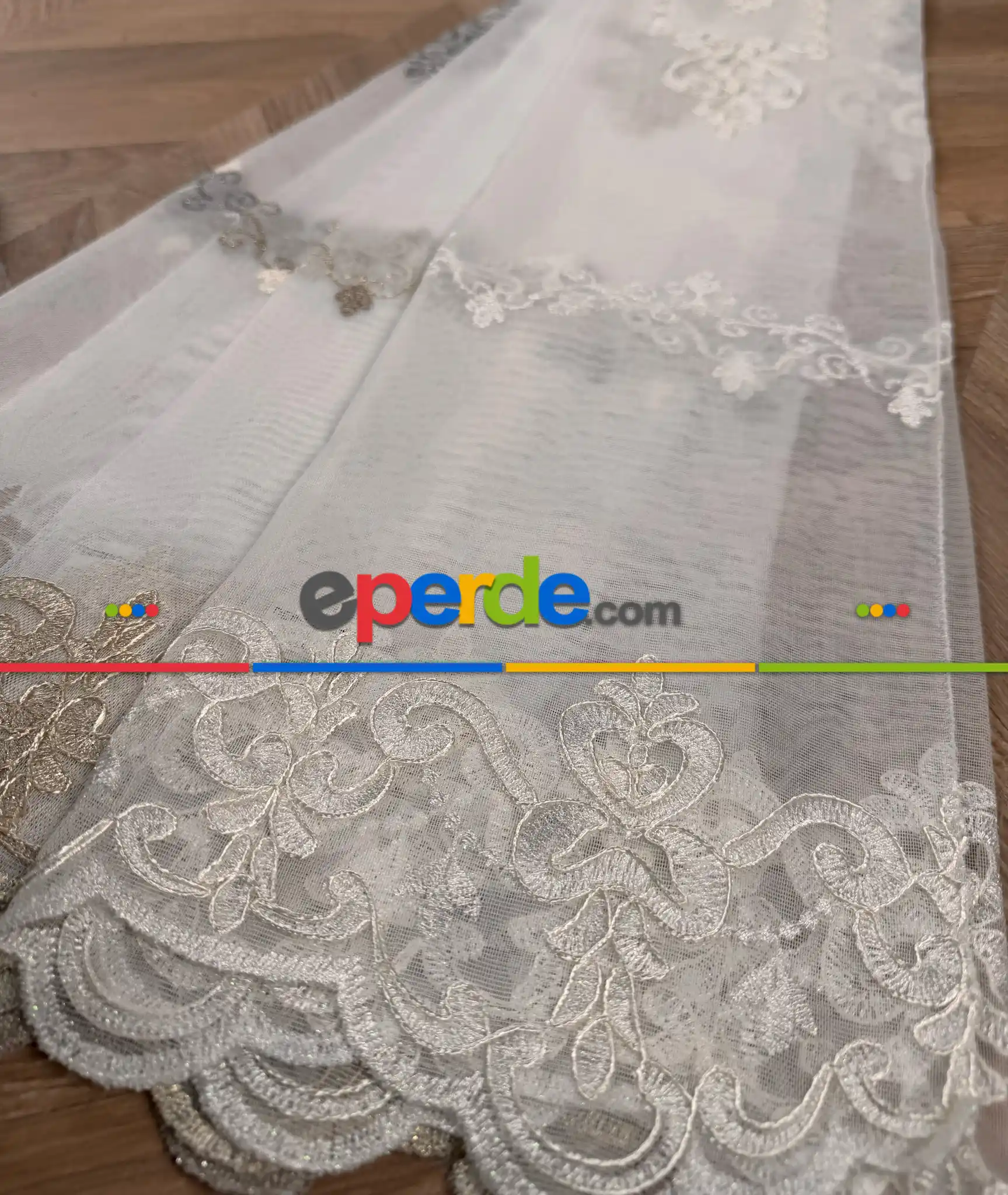 Salon - Keten Doğal Dokulu Düz Tül Perde, Ağır Gramajlı Özel Dokuma Premium Seri