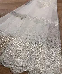 Oturma Odası - Keten Doğal Dokulu Düz Tül Perde, Ağır Gramajlı Özel Dokuma Premium Seri