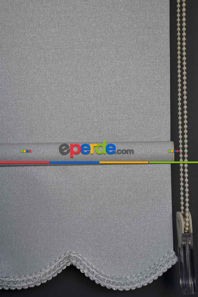 Halim Perdesan Sr-208 Gri Renk Panama Serisi Mat Stor Perde