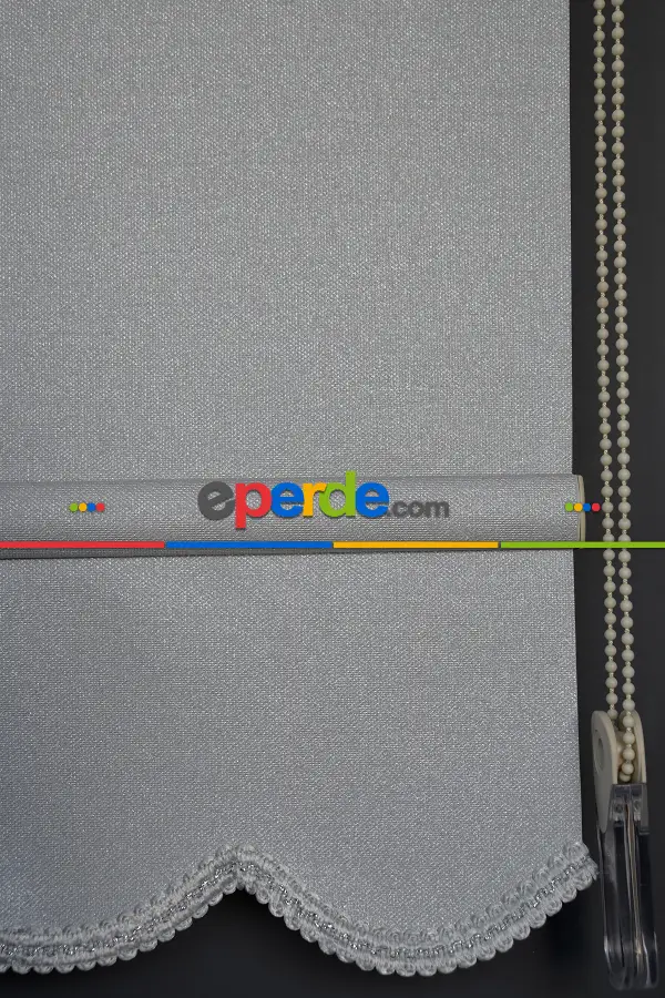 Halim Perdesan Sr-208 Gri Renk Panama Serisi Mat Stor Perde