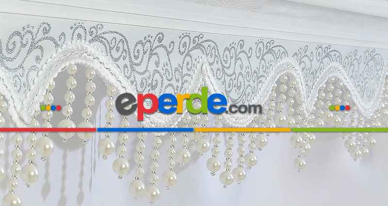 Boncuklu Zebra Perde 120x200