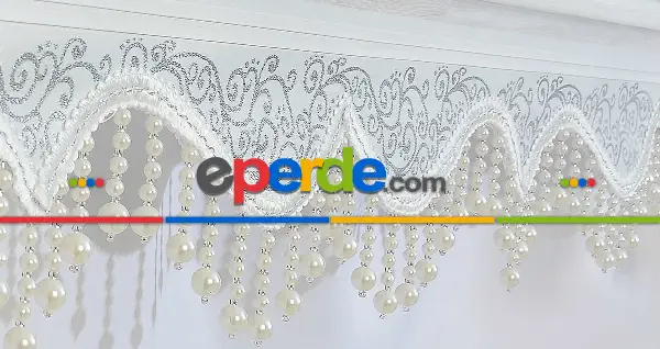 Boncuklu Zebra Perde 120x200