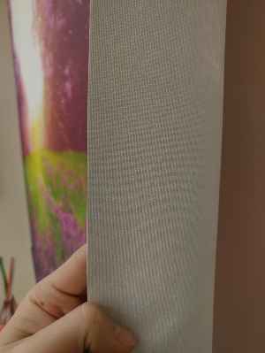 İlkbahar Temalı Doğa Manzaralı Baskılı Stor Perde 5 Kat Daha Canlı U.v. Baskı- Yeşil-Mavi-Mor