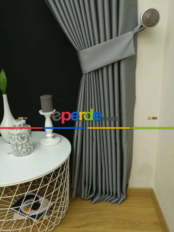 Koyu Gri Blackout %90 Karartma 1 Kallite Elit Ürün