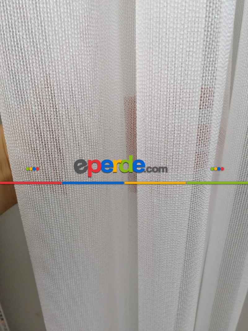 Yatak Odası - Leor Zırh Güneş Işığında Parlayan Tül Perde - Sedef