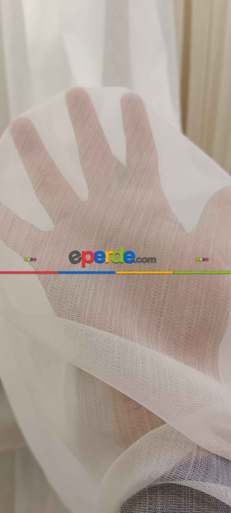 Son Trend Efsane Dokulu İpek Bambu Tül Perde