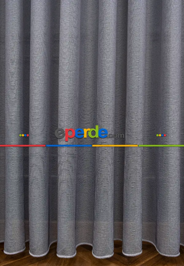 Yatak Odası - Antrasit Renkli Kedi Tırmalamalarına Dayanaklı Tül Perde